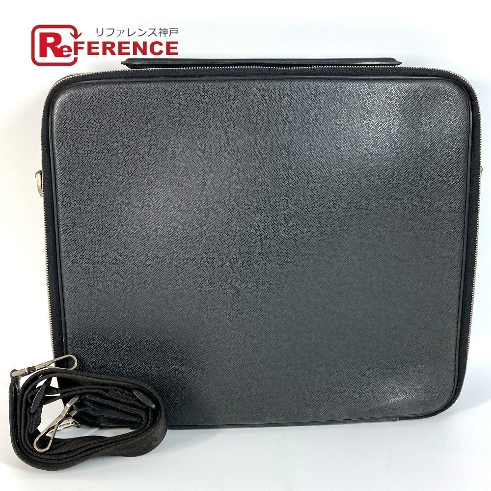 LOUIS VUITTON Taiga Porte Ordinateur Odessa Computer Case Bag Shoulder Handbag